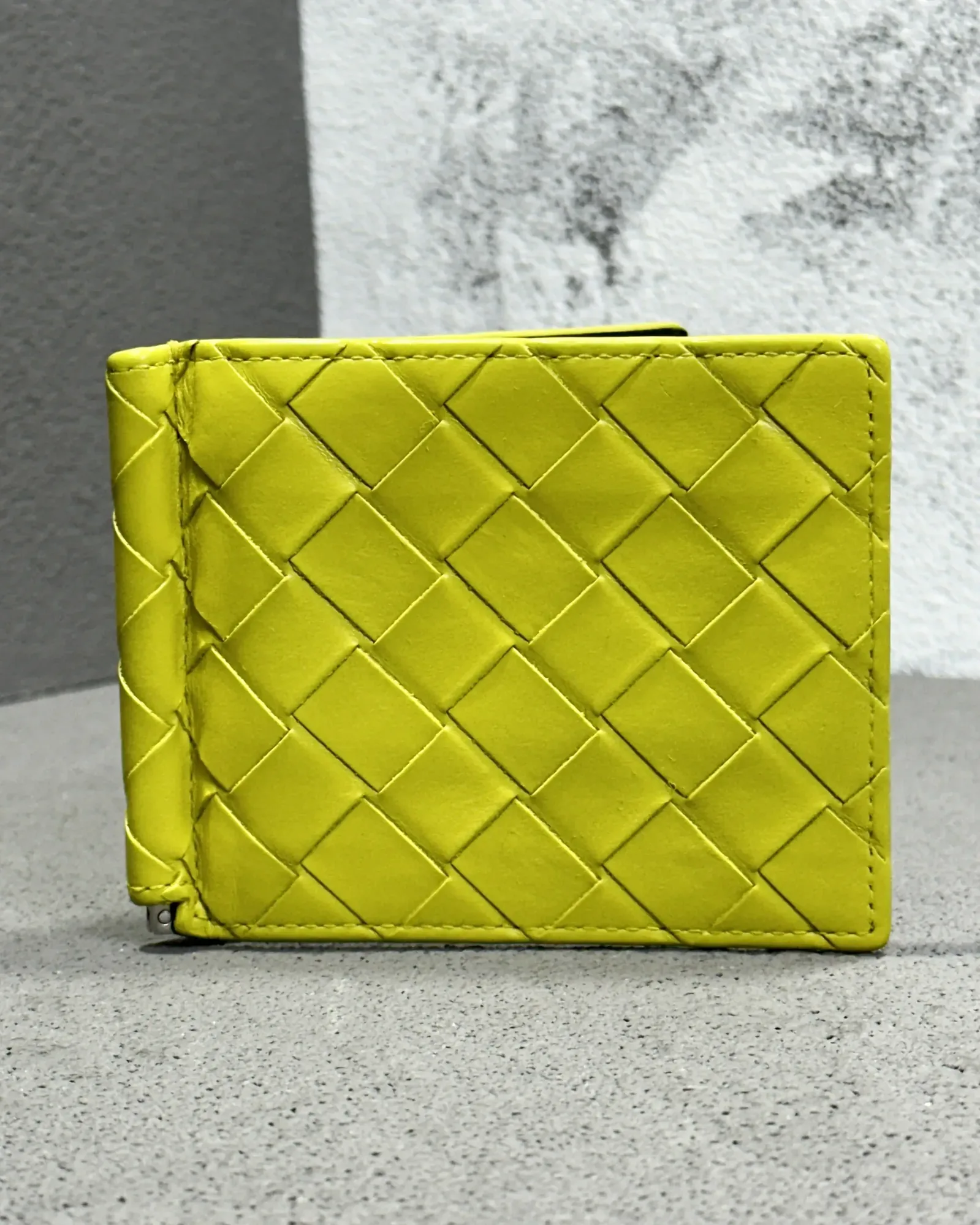 지갑-보테가베네타-염색-인트레치아토 머니클립 지갑 수선 후